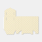 Ballotins Gingham Rétro Jaune Canari (Déplié)