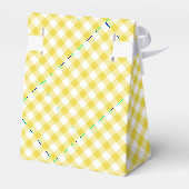 Ballotins Gingham Rétro Jaune Doré (Arrière)