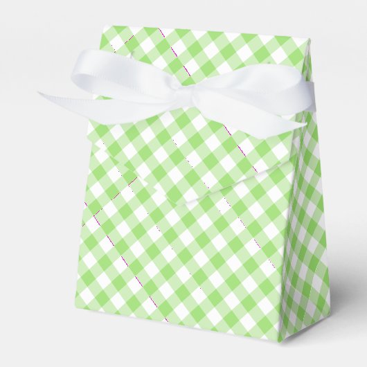 Ballotins Gingham Rétro Vert de Printemps (Verso)