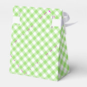 Ballotins Gingham Rétro Vert de Printemps (Arrière)