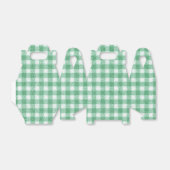 Ballotins Gingham vert menthe (Déplié)