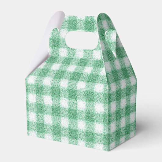 Ballotins Gingham vert menthe (Verso)