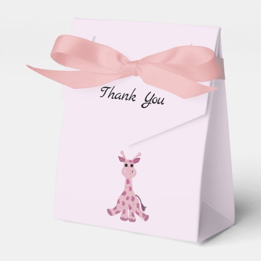Ballotins Girafe Assise Rose (Verso)