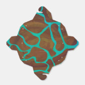 Ballotins Girafe Brun et Imprimé sarcelle (Déplié)