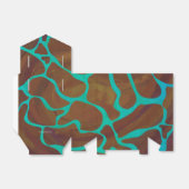 Ballotins Girafe Marron et Imprimé Turquoise (Déplié)