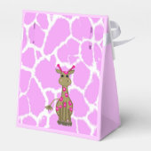 Ballotins Girafe mignonne à points roses (Arrière)