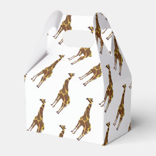 Ballotins Giraffe Brown et jaune Silhouette