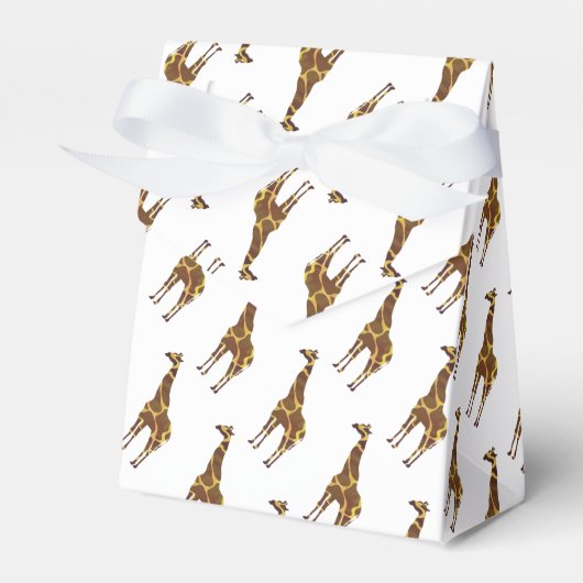 Ballotins Giraffe Brown et jaune Silhouette (Verso)