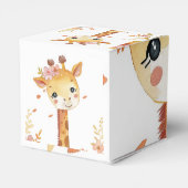 Ballotins "Giraffe Cadeau Boîte à Cube" (Arrière)