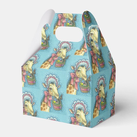 BALLOTINS GIRAFFE DE BASSIN D'OEUF DE PÂQUES, BALLOTIN GABLE (Verso)