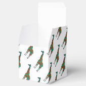 Ballotins Giraffe Impression Brown et Turquoise (Ouvert)
