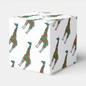 Ballotins Giraffe Impression Brown et Turquoise (Arrière)