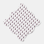 Ballotins Giraffe Rose chaud et Silhouette noire (Déplié)