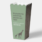 Ballotins Giraffe Safari d'argile, Mariage rustique (Recto)