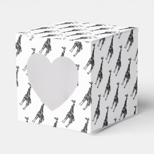 Ballotins Giraffe Silhoutte noir et gris (Verso)