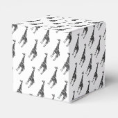 Ballotins Giraffe Silhoutte noir et gris (Arrière)