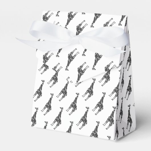 Ballotins Giraffe Silhoutte noir et gris (Verso)