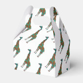 Ballotins Giraffe Siloette Brown et Turquoise (Arrière)