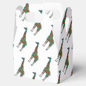 Ballotins Giraffe Siloette Brown et Turquoise (Ouvert)