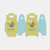 Ballotins Giraffe Verte Lumineuse Dans Ferme Tracteur Garçon (Déplié)