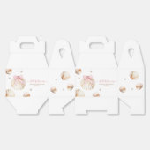 Ballotins Girl Pink Bow Shell Baby Shower (Déplié)