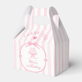 Ballotins Girls Just Wanna be One Pink Bow Thank You (Arrière)