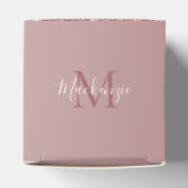 Ballotins Girly Rose Gold Sparkle Glitter Drips monogram (Haut)