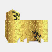 Ballotins Glam Bamboo Feuille Gold Foil | noir or (Déplié)