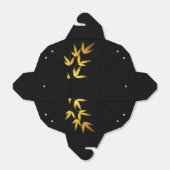 Ballotins Glam Bamboo Feuille Gold Foil | or noir (Déplié)