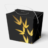 Ballotins Glam Bamboo Feuille Gold Foil | or noir (Arrière)