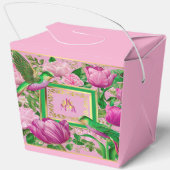 Ballotins Glam Botanique Maximalisme Rose et Vert  (Verso)