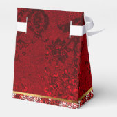 Ballotins Glam Red Gold White Lace Cadeau (Arrière)