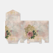 Ballotins Glam Steampunk | Rose rose et or Rustique Floral (Déplié)