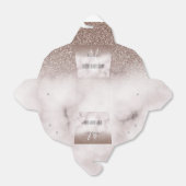 Ballotins Glamour Féminin Tendance Marbre Violet Pailleté Mo (Déplié)