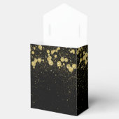 Ballotins Glittery Gold Confetti en noir (Ouvert)
