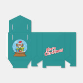 Ballotins Globe des neiges avec Chouette du Père Noël (Déplié)