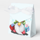 Ballotins Gnome avec boîte cadeau Casquette Arbre de Noël (Verso)