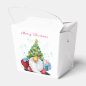 Ballotins Gnome mignonne avec arbre de Noël Casquette et cad (Arrière)