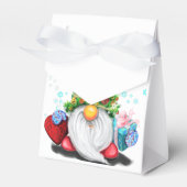 Ballotins Gnome mignonne avec arbre de Noël Casquette et cad (Verso)