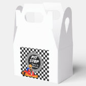 Ballotins Go Kart racing Party Favor Box (Ouvert)