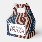 Ballotins God Bless America Red White Blue Flags (Arrière)