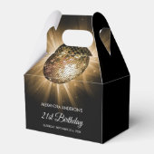 Ballotins Gold 21st Anniversaire Party Gold Disco Ball (Verso)