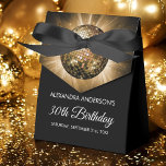 Ballotins Gold 30th Birthday Party Gold Disco Ball<br><div class="desc">Gold 30Anniversaire Gold Disco Ball Party Favor Box. La boîte cadeau Gold and Black 30th Birthday Party Favor est parfaite pour une fête moderne 30th Birthday Party.Veuillez contacter le concepteur pour les articles correspondants.</div>