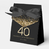 Ballotins Gold 40th Diamonds Birthday Party (Verso)