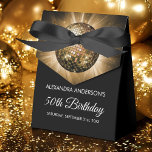 Ballotins Gold 50th Birthday Party Gold Disco Ball<br><div class="desc">Gold Cinquantième Anniversaire Gold Disco Ball Party boîte cadeau Favor. La boîte cadeau Gold and Black 50th Birthday Party est parfaite pour une soirée moderne 50th Birthday. Veuillez contacter le concepteur pour les articles correspondants.</div>