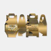 Ballotins Gold 50th Wedding Anniversary (Déplié)