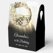 Ballotins Gold 60th Birthday Party 70's Disco Ball (Ouvert)