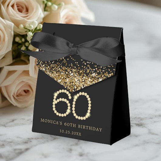 Ballotins Gold 60th Diamonds Birthday Party