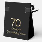 Ballotins Gold 70th Diamonds Birthday Party (Verso)