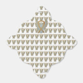 Ballotins Gold Awareness Ribbon Angel Sortir Ballotin (Déplié)